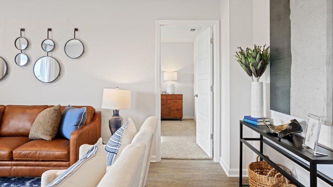 Furnished interior in a model home at Lake Mary Forest in Tallahassee (Image 8). Furnished interior in a model home at Lake Mary Forest in Tallahassee (Image 8).