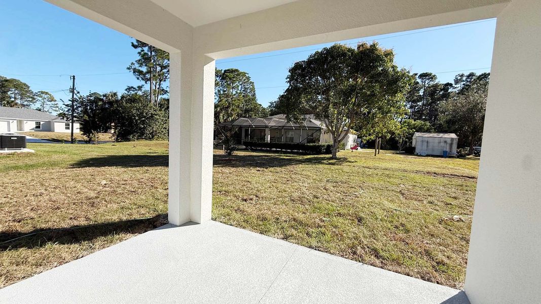 Exterior details and patio area of a home in Palm Bay, Palm Bay (Image 2). Exterior details and patio area of a home in Palm Bay, Palm Bay (Image 2).