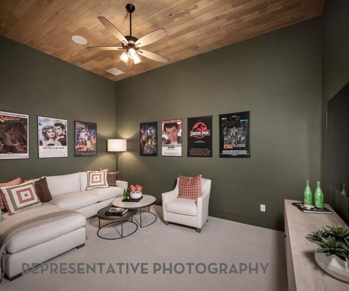 Furnished interior view inside a new home in Elyson, Katy (Image 10).