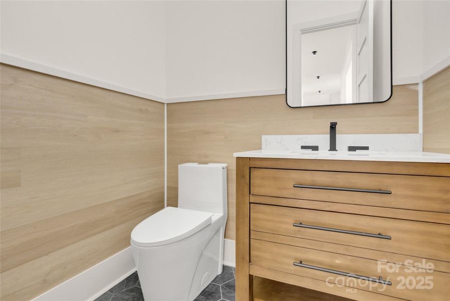 Main level half bath Main level half bath