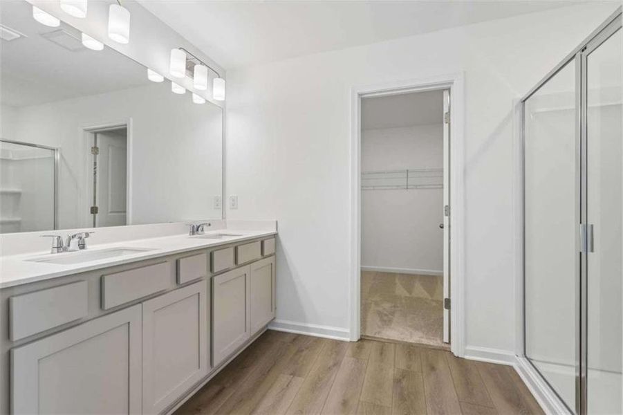 Furnished interior view inside a new home in , Locust Grove (Image 9).