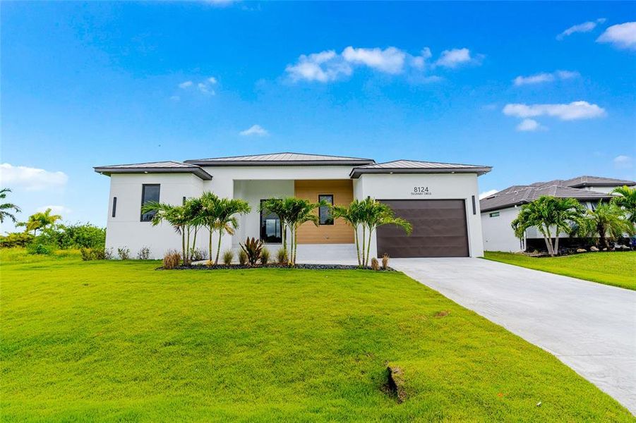 Front exterior of a new home in , Port Charlotte, FL, highlighting curb appeal (Image 29).