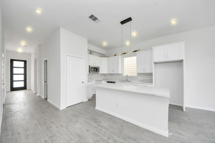 Furnished interior view inside a new home in , Houston (Image 11).