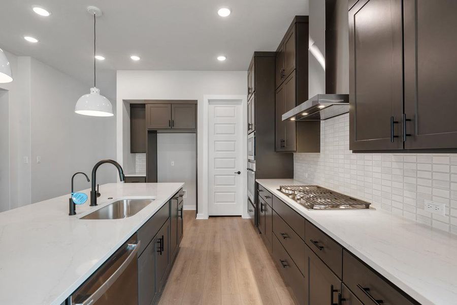 Furnished interior view inside a new home in Arbor Collection at Heritage, Dripping Springs (Image 8). Furnished interior view inside a new home in Arbor Collection at Heritage, Dripping Springs (Image 8).
