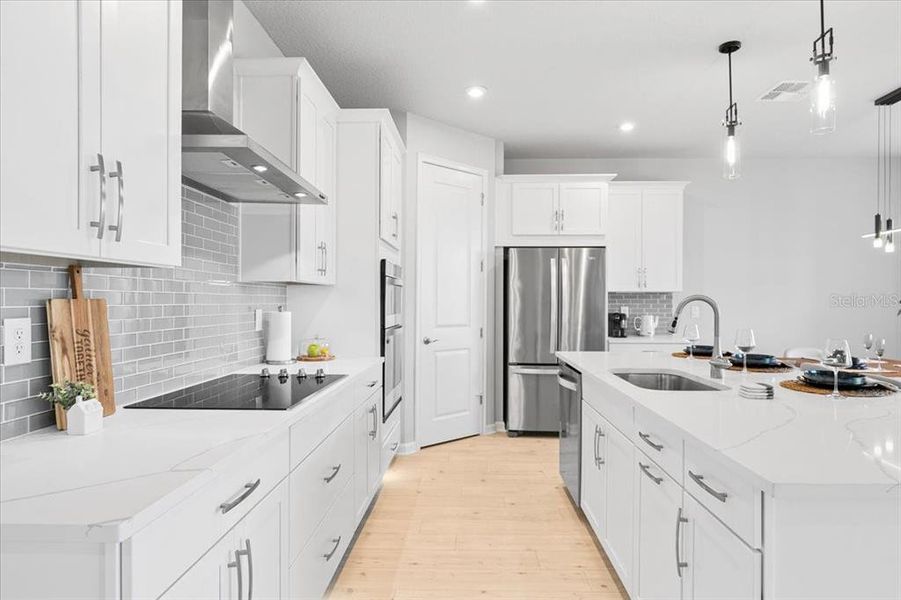 Furnished interior view inside a new home in Sunstone at Wellen Park, Venice (Image 39).