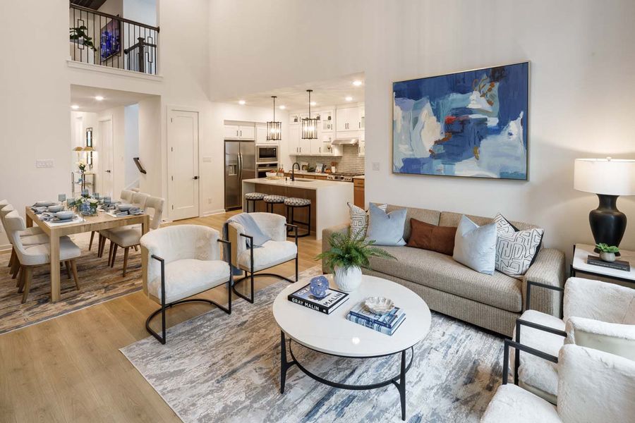 Representative Family Room - some options shown