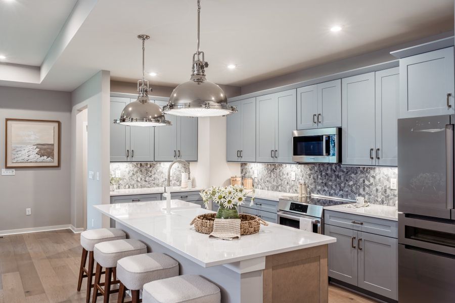 Representative furnished interior of a home built from the Linden by Fischer Homes in Twin Lakes, Hoschton (Image 7).