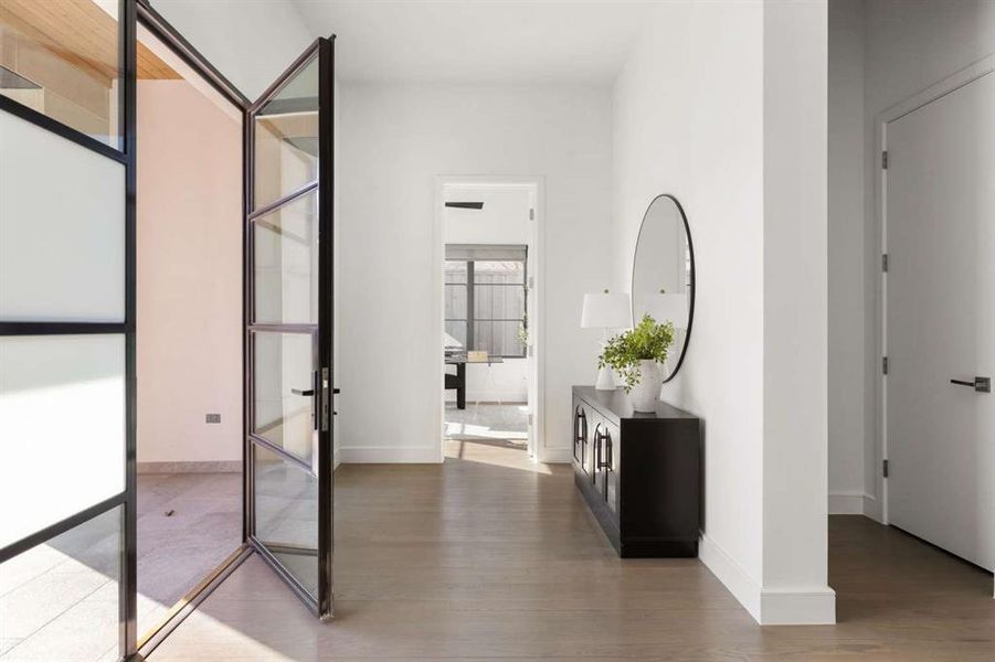 Furnished interior view inside a new home in , Dallas (Image 7).