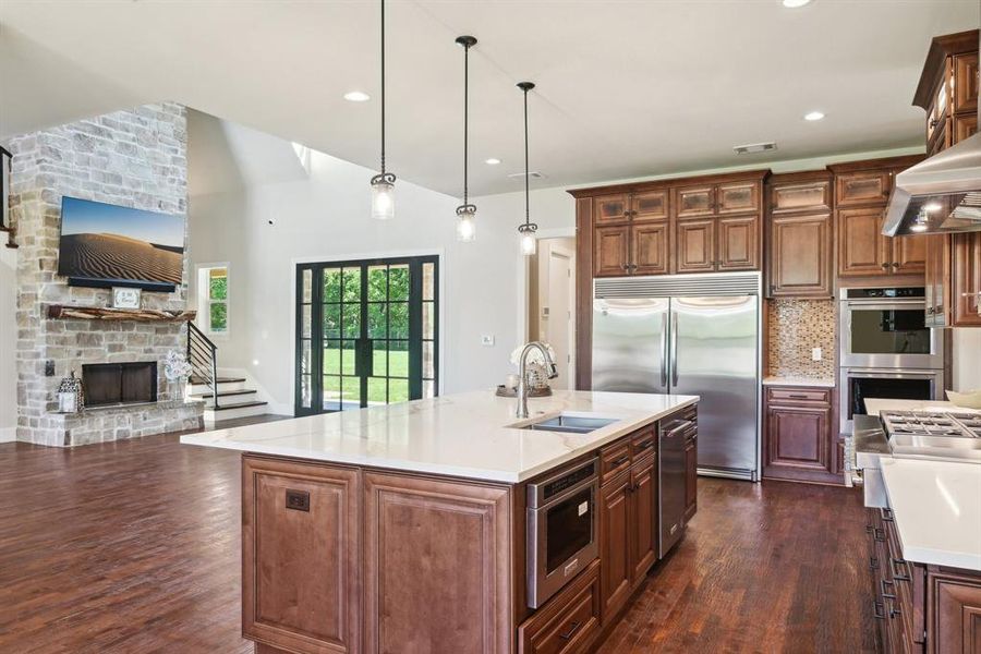 Furnished interior view inside a new home in , Gun Barrel City (Image 7). Furnished interior view inside a new home in , Gun Barrel City (Image 7).