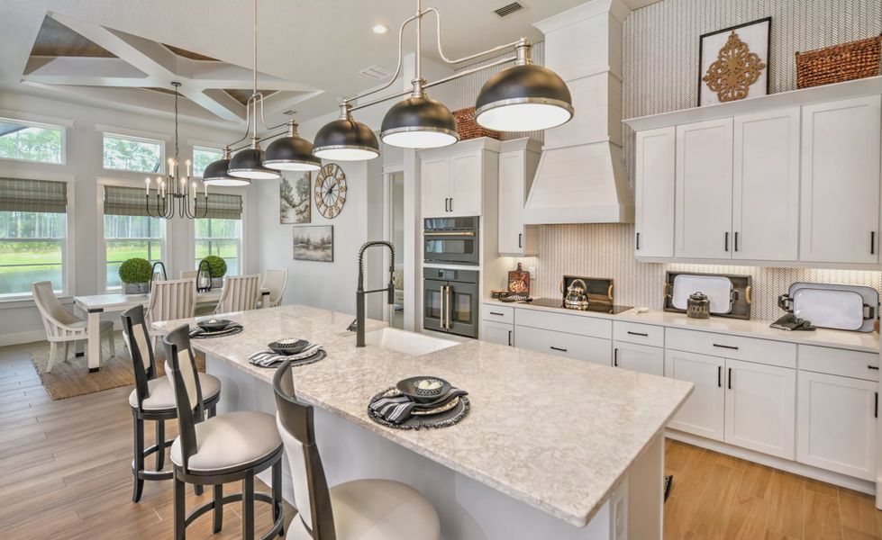 Furnished interior view inside a new home in Plantation Bay, Ormond Beach (Image 18).