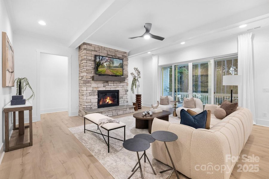 Furnished interior view inside a new home in , Lancaster (Image 9).