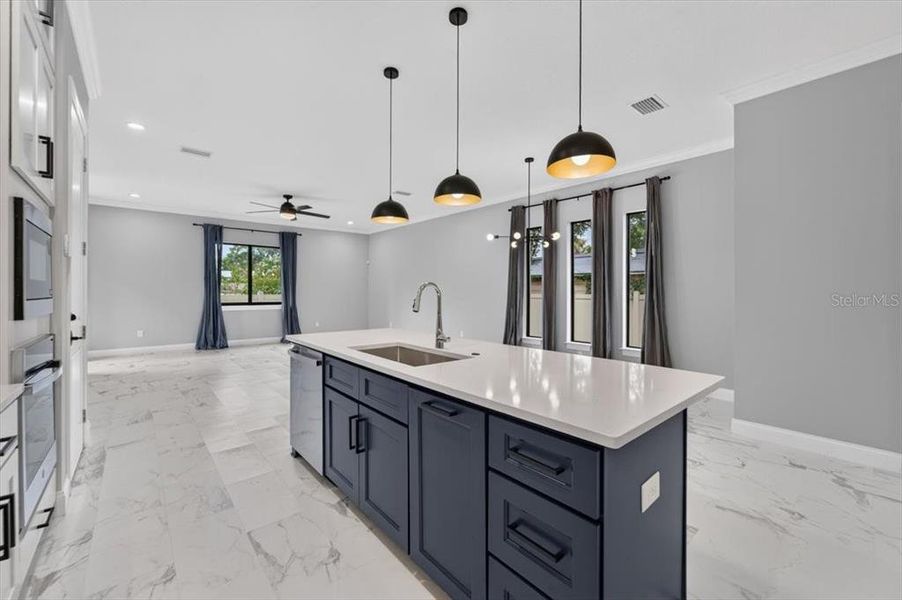 Furnished interior view inside a new home in , Tampa (Image 10).