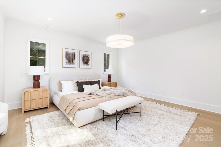 Furnished interior view inside a new home in , Charlotte (Image 10).