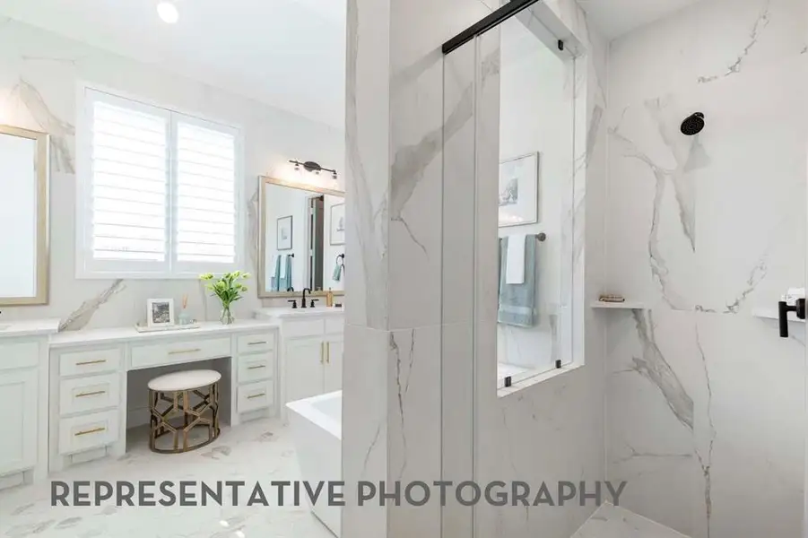 Furnished interior view inside a new home in Quail Hollow, Rockwall (Image 15).