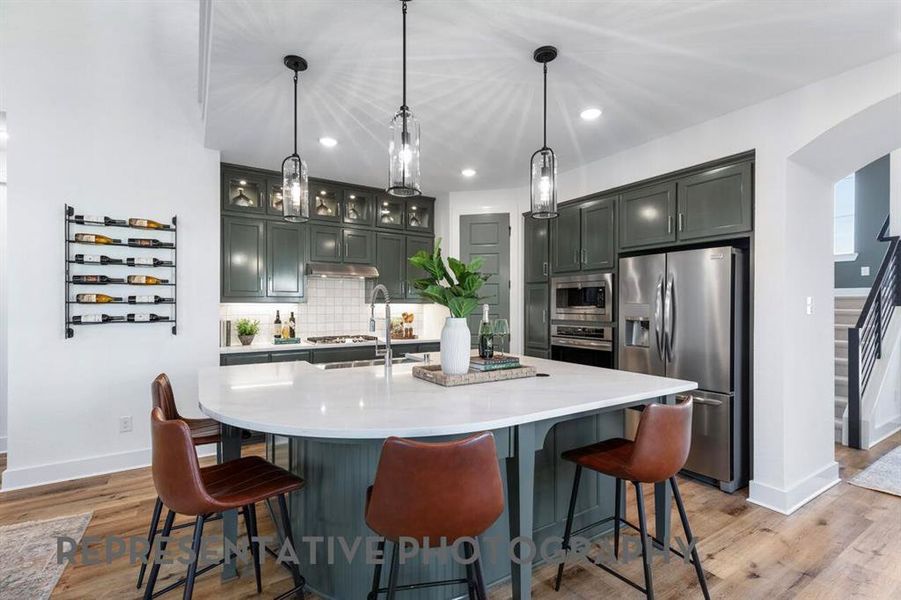 Furnished interior view inside a new home in Wellington, Haslet (Image 26).