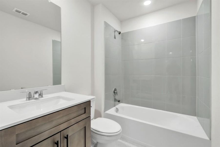 Furnished interior view inside a new home in The Landing at Hidden Lakes, McKinney (Image 12).