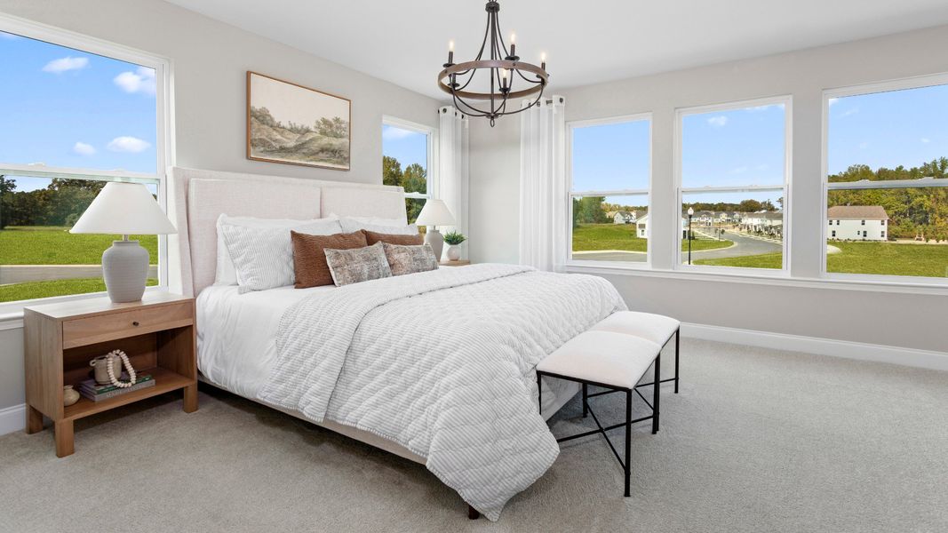 Representative furnished interior of a home built from the Egret by DRB Homes in Townes at Carolina Forest, Myrtle Beach (Image 5).