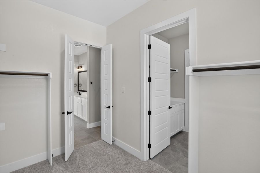 Furnished interior view inside a new home in Coyote Crossing, Godley (Image 11).