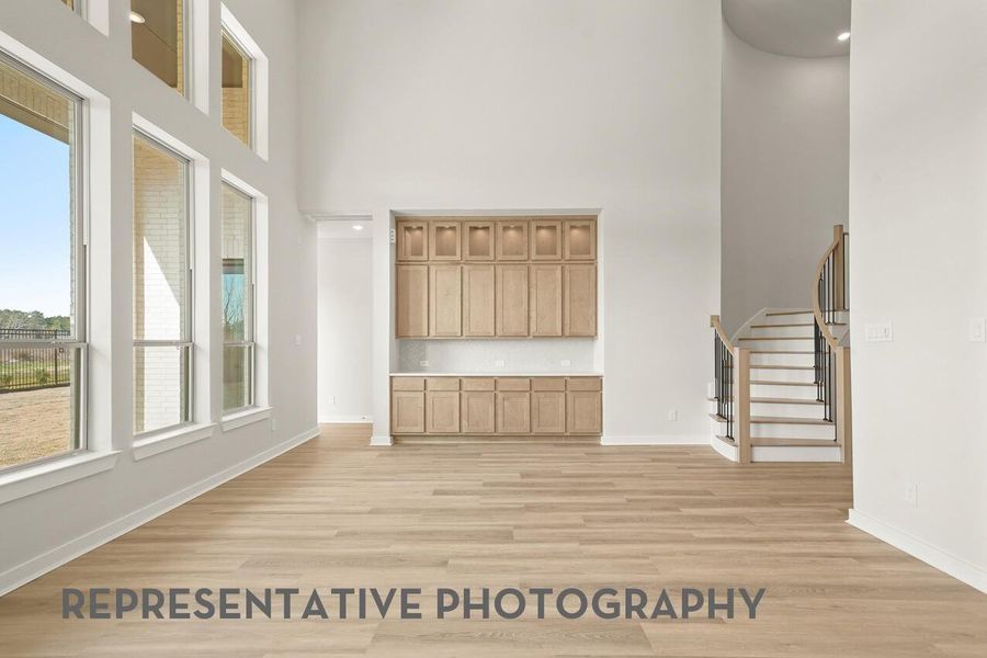 Spacious, unfurnished interior of a new home in The George, Richmond (Image 9).