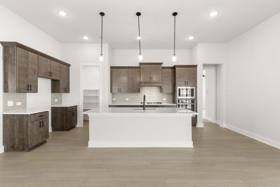 Furnished interior view inside a new home in Painted Tree, McKinney (Image 7).