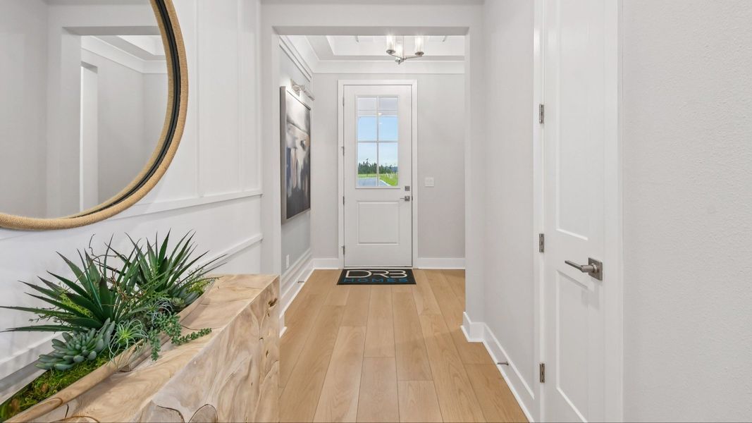 Representative furnished interior of a home built from the Marigold by DRB Homes in Haven at Diamond Springs, Jacksonville (Image 8).