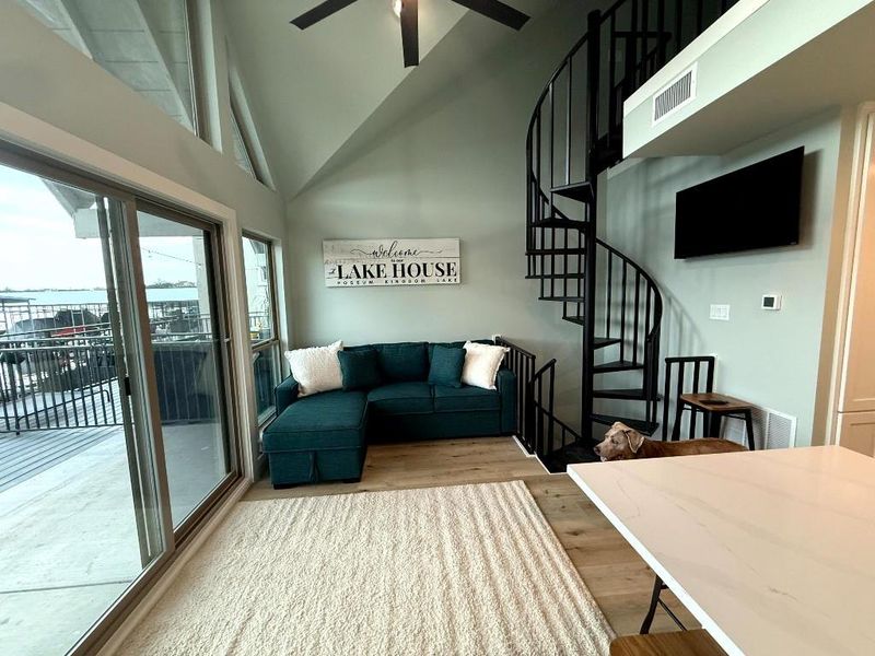 Furnished interior view inside a new home in , Strawn (Image 21).