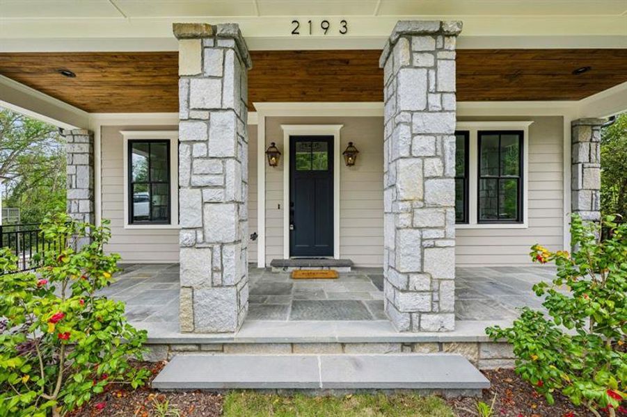 Exterior details and patio area of a home in , Atlanta (Image 4).