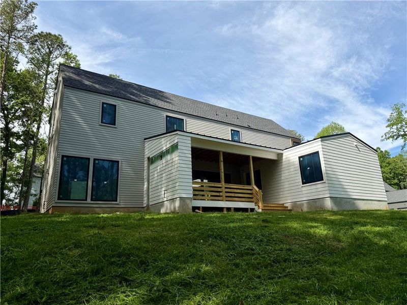 Exterior details and patio area of a home in Aster, Roswell (Image 3).