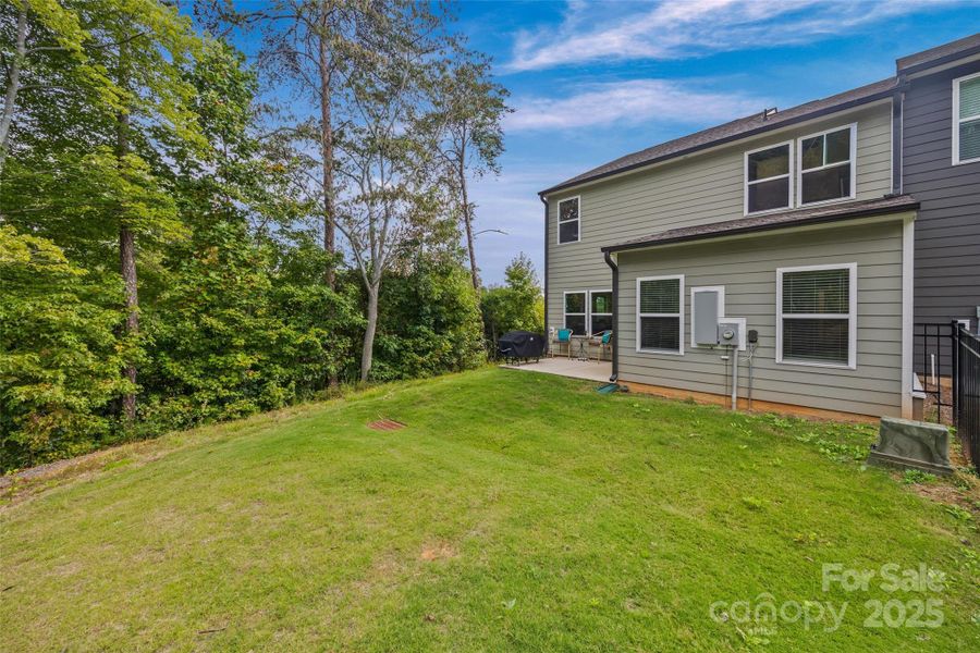 Exterior details and patio area of a home in , York (Image 20).