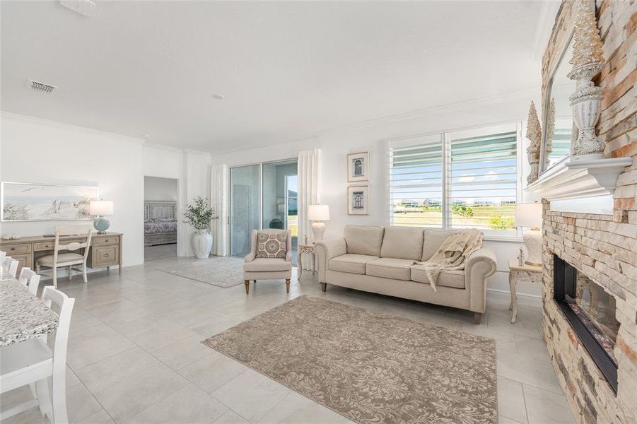 Furnished interior view inside a new home in , Ocala (Image 16).