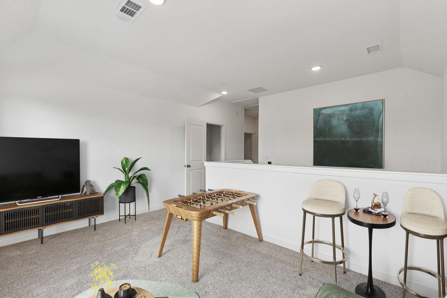 Furnished interior view inside a new home in Ellerden, Tomball (Image 11).