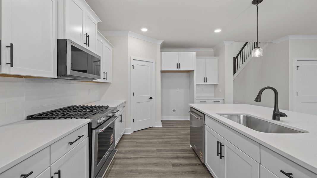 Furnished interior view inside a new home in Whitehawk Meadows, Travelers Rest (Image 7). Furnished interior view inside a new home in Whitehawk Meadows, Travelers Rest (Image 7).