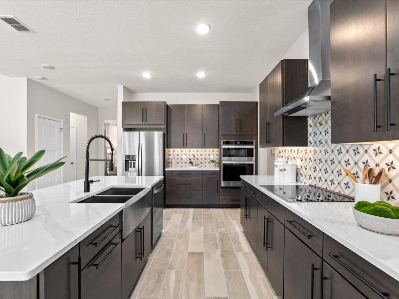 Representative furnished interior of a home built from the Voyageur by Mattamy Homes in Crosswind Ranch, Parrish (Image 5).