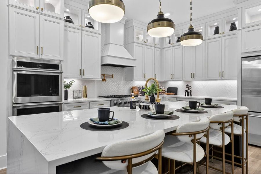 Representative furnished interior of a home built from the Santorini by Taylor Morrison in Towson Village, Peachtree City (Image 17).