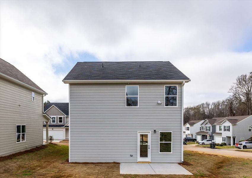 Exterior details and patio area of a home in Creekside Manor, Thomaston (Image 3).