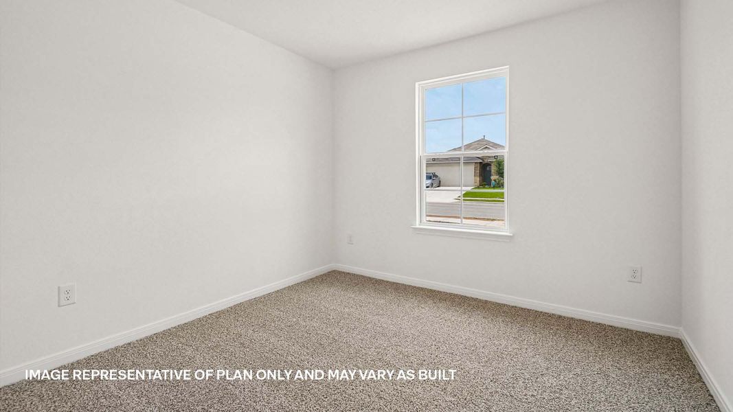 Representative unfurnished interior of a home built from the The Gaven by D.R. Horton in Prairie Lakes, Buda (Image 15).