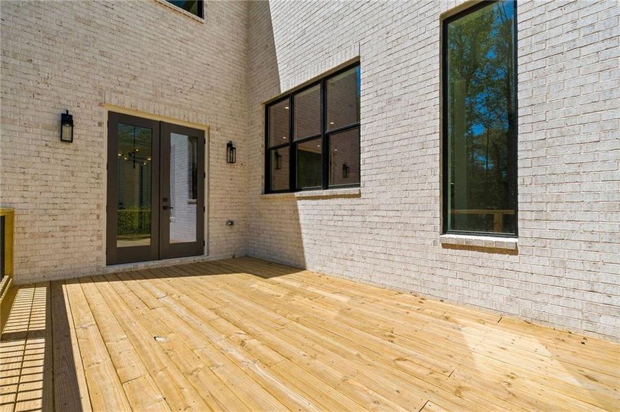 Exterior details and patio area of a home in , Marietta (Image 3).