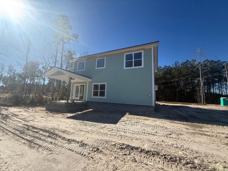 Exterior details and patio area of a home in , Ridgeville (Image 3). Exterior details and patio area of a home in , Ridgeville (Image 3).
