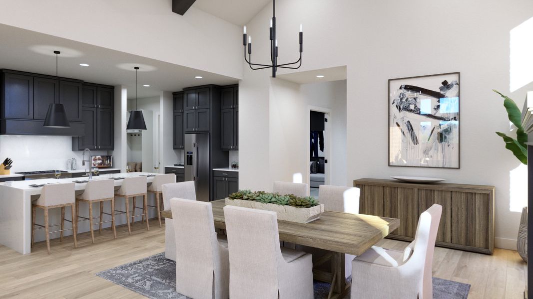 Representative furnished interior of a home built from the Stella by Southgate Homes in Eliana, McKinney (Image 9).