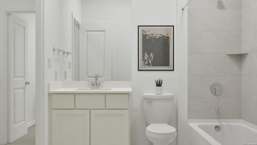 Furnished interior view inside a new home in Navarro Ranch, Seguin (Image 11).