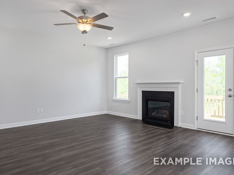 Representative unfurnished interior of a home built from the The Grace A by Davidson Homes LLC in Gregory Village, Lillington (Image 26).