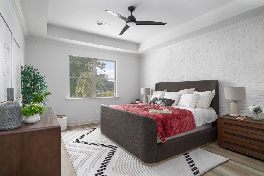 Furnished interior view inside a new home in The Farmstead, Hixson (Image 2).