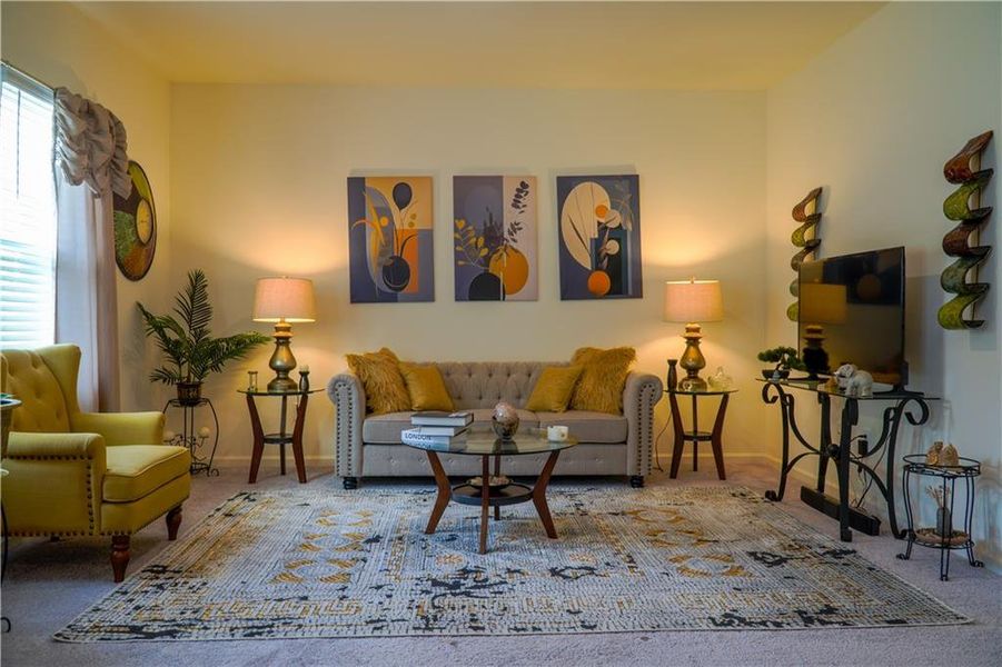Furnished interior view inside a new home in , Locust Grove (Image 5).