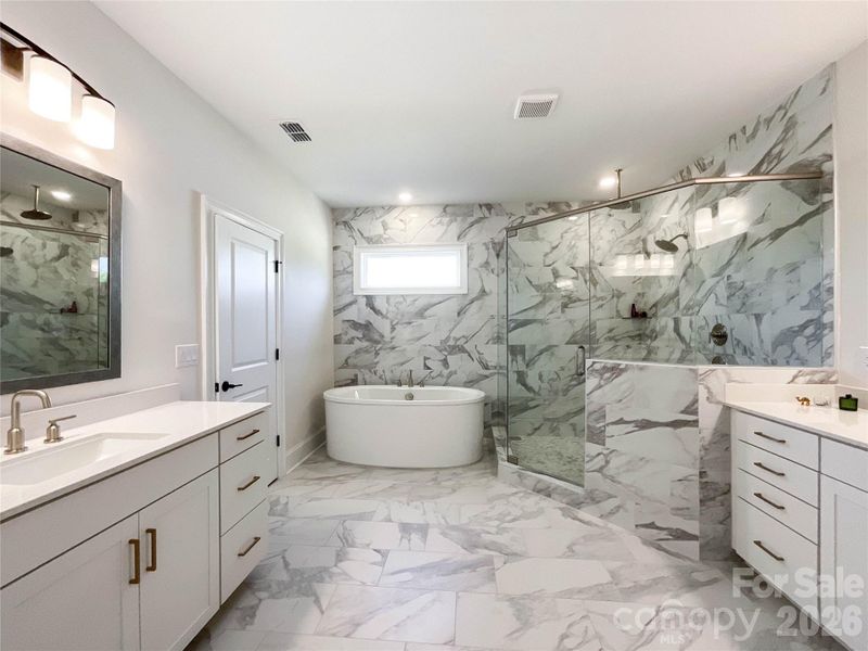 Furnished interior view inside a new home in , Huntersville (Image 32).