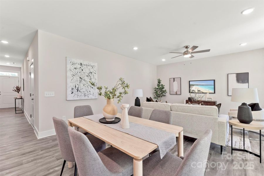 Furnished interior view inside a new home in , Gastonia (Image 28).
