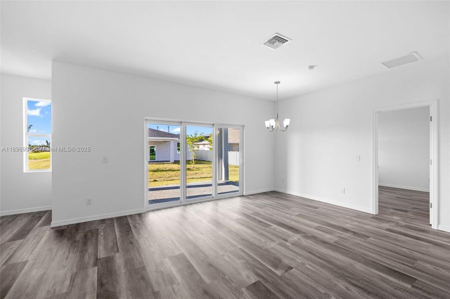 Spacious, unfurnished interior of a new home in , Cape Coral (Image 21). Spacious, unfurnished interior of a new home in , Cape Coral (Image 21).