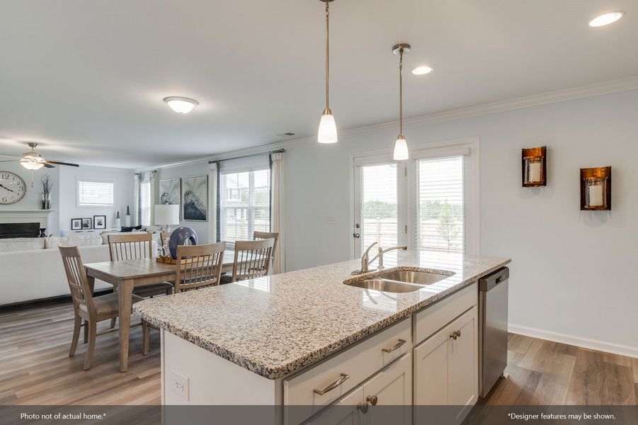 Furnished interior view inside a new home in Citadel Point at Southbridge, Sneads Ferry (Image 9). Furnished interior view inside a new home in Citadel Point at Southbridge, Sneads Ferry (Image 9).