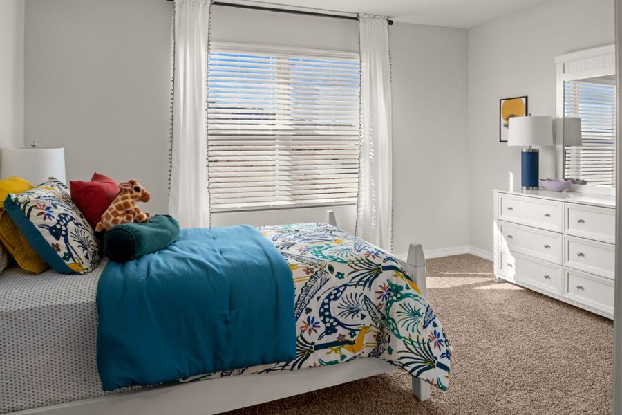 Representative furnished interior of a home built from the Texas Olive by View Homes in Summer Sky, El Paso (Image 12). Representative furnished interior of a home built from the Texas Olive by View Homes in Summer Sky, El Paso (Image 12).