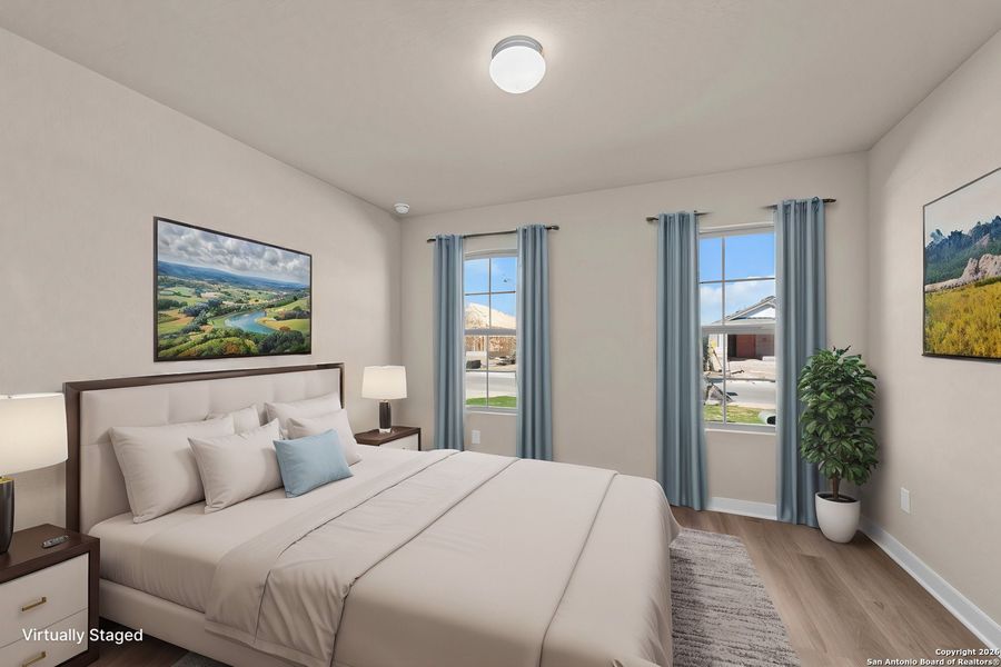 Furnished interior view inside a new home in Cinco Lakes, San Antonio (Image 7).