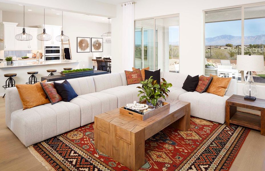Representative furnished interior of a home built from the Catalina by Pulte Homes in Ironwood Estates, Oro Valley (Image 4). Representative furnished interior of a home built from the Catalina by Pulte Homes in Ironwood Estates, Oro Valley (Image 4).